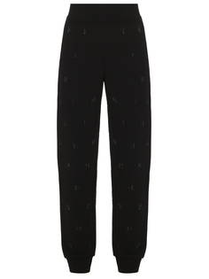 Джоггеры хлопковые Karl Monogram на флисе