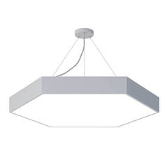 Светильник Подвесной светодиодный cветильник Geometria ЭРА Hexagon SPO-122-W-40K-066 66Вт 4000К белый Б0050552 ERA