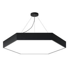 Светильник Подвесной светодиодный cветильник Geometria ЭРА Hexagon SPO-122-B-40K-066 66Вт 4000К черный Б0050553 ERA