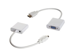 Аксессуар Espada HDMI 19M to VGA 15 F + кабель Audio 3.5mm