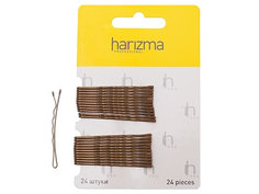 Невидимки Harizma 5cm Brown 24шт h10534-04