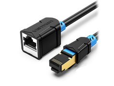Сетевой кабель Vention SSTP cat.6 RJ45 3m Black IBLBI