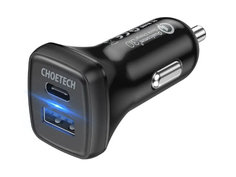 Зарядное устройство Choetech USB Type-C QC3.0 + PD20W TC0005-V3-BK