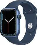 Умные часы Apple Watch Series 7 GPS 41mm Blue Al/Abyss Blue Sport (MKN13ZP/A)