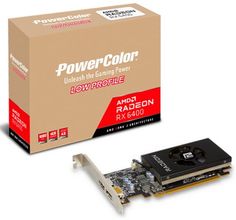 Видеокарта PCI-E PowerColor Radeon RX 6400 (AXRX 6400 LP 4GBD6-DH)