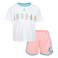 Детский костюм Детский комплект: футболка и шорты Girls Short Set Jordan