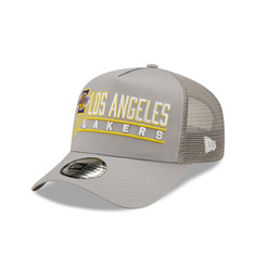 Мужская кепка Wordmark Graphic Trucker Los Angeles Lakers New Era
