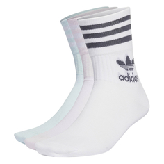 Носки Solid Mid-Cut Crew 3-Pack Adidas