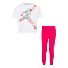 Детский костюм Детский комплект: футболка и леггинсы Girls Legging Set Jordan