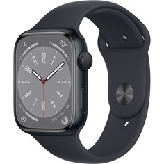 Смарт-часы Apple Watch Series 8 41 мм тёмная ночь, S/M спортивный ремешок