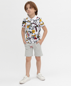 Серые шорты Button Blue