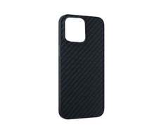 Чехол Devia Ultra-Thin Carbon Fiber Texture Magnetic Case для iPhone 14 Max - Blue