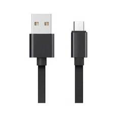 Кабель Media Gadget MU-002F USB - MicroUSB Black MGSNL002FBK