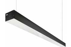 Умный чёрный подвесной линейный светильник Sibling Interior Light-ZSLLB