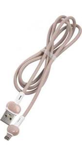 Дата-Кабель Red Line Candy USB - Lightning, розовый