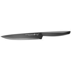 Ножи кухонные нож APOLLO Genio Nero Steel 18см для мяса нерж.сталь с антибакт.покр., пластик