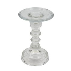 Подсвечник декоративный стекло, 1 свеча, Evis, Кристофф-5, для интерьерной свечи, 1427 Эвис