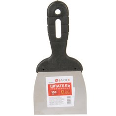 Шпатель нержавеющая сталь, 100 мм, Bartex
