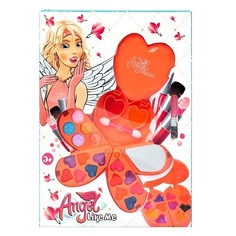 Набор средств для макияжа ANGEL LIKE ME Набор детской декоративной косметики для девочек "Сердце" Трехслойный набор