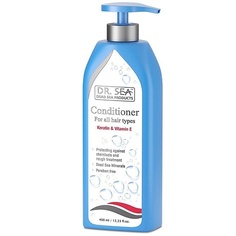 Кондиционер для волос DR. SEA Питательно-восстанавливающий кондиционер для волос с кератином и витамином Е, большой объем 400.0