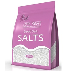 Соль для ванны DR. SEA Натуральная минеральная соль Мертвого моря обогащенная экстрактом орхидеи, большая упаковка 1200.0