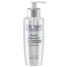 DR. SEA Очищающий минеральный гель для лица и глаз с минералами Мертвого моря и витамином Е