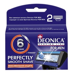 Станок для бритья DEONICA Сменные кассеты для бритья 6 лезвий FOR MEN 2