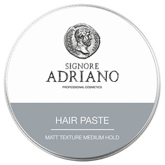 Паста для укладки бороды SIGNORE ADRIANO Матовая паста для укладки волос "Hair Paste Medium" классических укладок