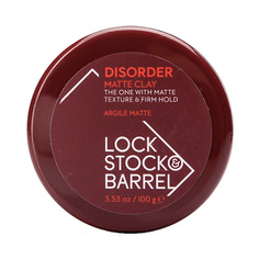 Глина для укладки волос LOCK STOCK & BARREL Глина жесткая DISORDER MATTE CLAY 100