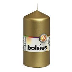 BOLSIUS Свеча столбик Classic золотая 253