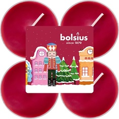 Набор ароматических свечей BOLSIUS Свечи чайные арома Bolsius яблоко с корицей