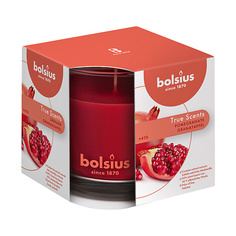 BOLSIUS Свеча в стекле арома True scents гранат 679