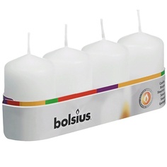 Набор ароматических свечей BOLSIUS Свечи столбик Bolsius Classic белые