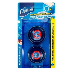 Освежитель воздуха CHIRTON Чистящие таблетки для унитаза "Морской Прибой" 100