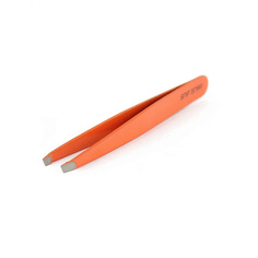 Инструмент для бровей SNIP SNAP Пинцет для коррекции бровей скошенный оранжевый