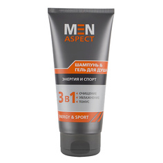 MODUM Шампунь & Гель для душа MEN ASPECT энергия и спорт 200.0