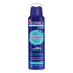 Дезодорант-спрей DEONICA Дезодорант POWER FRESH FOR MEN (Vegan Formula) (спрей) 150