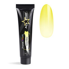 Полигель ALL STAR PROFESSIONAL PolyGel Thermo "Azure" для моделирования и укрепления ногтей