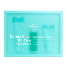 Набор средств для лица VILLAGE 11 FACTORY Успокаивающий набор для лица с центеллой Derma Clear B5 Cica Miniature Set
