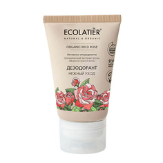 Дезодорант-ролик ECOLATIER GREEN Дезодорант Нежный уход ORGANIC WILD ROSE 40.0