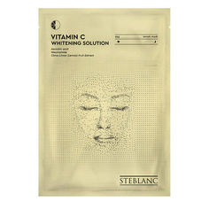Маска для лица STEBLANC Тканевая маска сыворотка для лица с витамином С 25