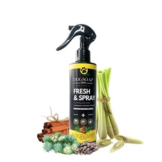 Средство для шерсти DOGSOAP FRESH&SPRAY Спрей-репеллент от комаров, блох и клещей 250