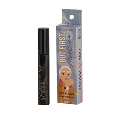 BEAUTY FOX Тушь для ресниц But first, mascara, с силиконовой щёточкой, цвет синий