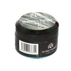 Гель-краска для ногтей GLOBAL FASHION GEL паутинка Global металлик N 01