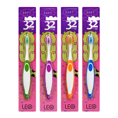 Зубная щетка MODUM Щётка зубная детская 32 ЖЕМЧУЖИНЫ LEO