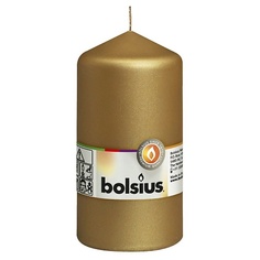 BOLSIUS Свеча столбик Classic 130 золотая 361