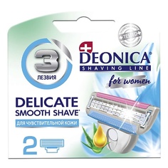 Станок для бритья DEONICA Сменные кассеты для бритья 3 лезвия FOR WOMEN 2