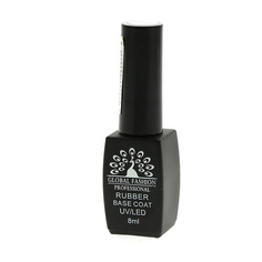 Базовое покрытие для гель-лаков GLOBAL FASHION База для гель-лака Black Elite Rubber Base Coat
