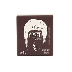 Несмываемый уход Ypsed Пудра-камуфляж для волос YpsedDerm, Мedium brown (средне-коричневый)