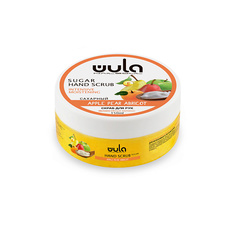 Скраб для маникюра и педикюра WULA NAILSOUL Сахарный скраб для рук Яблоко Груша Абрикос